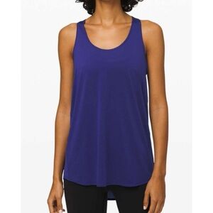 Lululemon Essential Tank Pleated Blue